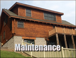  Green Bay, Virginia Log Home Maintenance